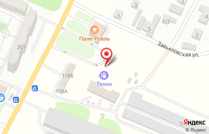 Техно на Алтайской улице на карте
