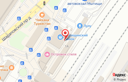 Магазин молочной продукции в Шараповском проезде на карте