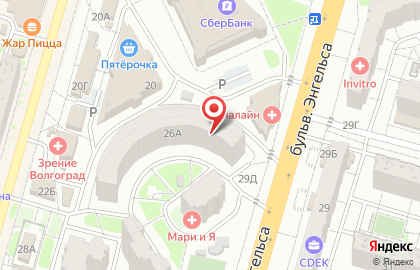Нотариус Горькаева С.Ю. в Красноармейском районе на карте