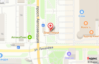Аптека КЛАССИКА на проспекте Автозаводцев на карте
