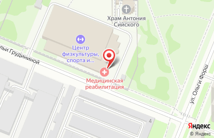 Центр физической культуры, спорта и здоровья Калининского района на карте