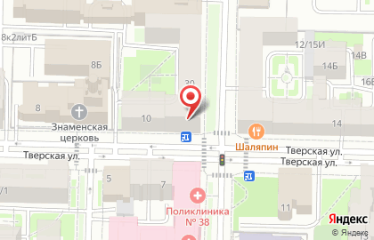 Супермаркет Дикси на Кавалергардской улице на карте