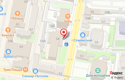 Столовая в Пензе на карте