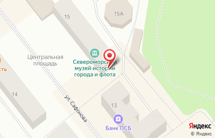 Кафе-магазин Суши Гурмэ на улице Сафонова на карте