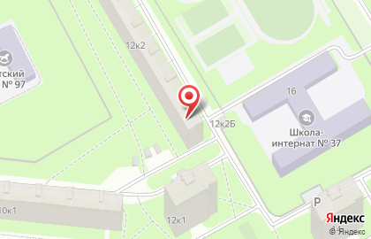 Магазин фруктов и овощей на ул. Турку, 12а к2 на карте