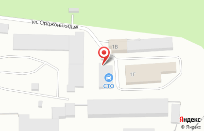 Автокомплекс на улице Орджоникидзе на карте
