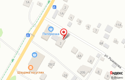 Гостиница Уют в Альметьевске на карте
