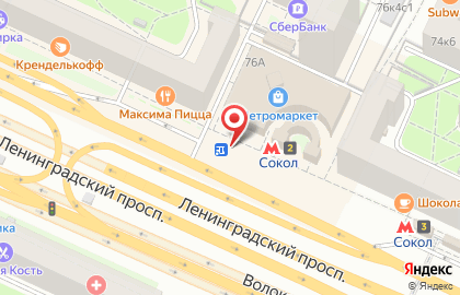 Мосгортранс на Ленинградском проспекте на карте