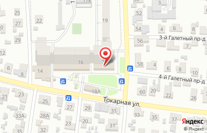 Академия детства на Токарной улице на карте