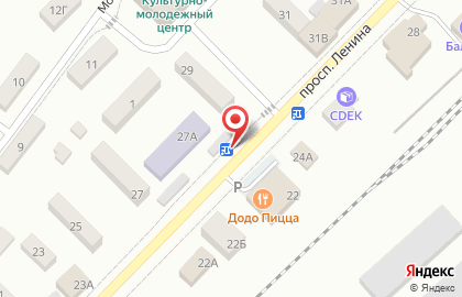 Магазин пиротехники и товаров для праздников Большой праздник на проспекте Ленина на карте