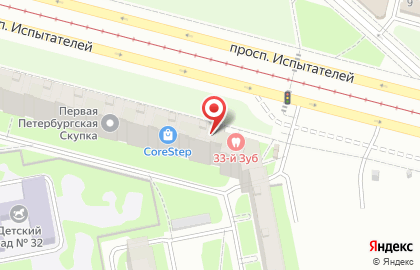Компания по продаже авиабилетов ЭК Альянс на проспекте Испытателей на карте