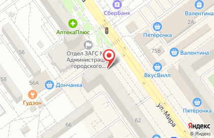 Банк Возрождение в Волгограде на карте