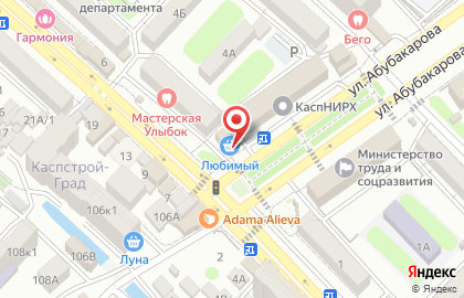 Супермаркет Любимый в Советском районе на карте