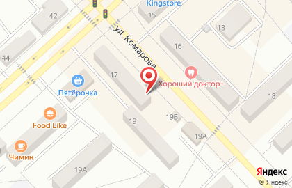 Магазин очков и контактных линз Окулист на карте