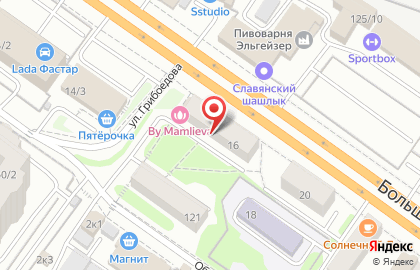 Производственная компания на Большевистской улице на карте