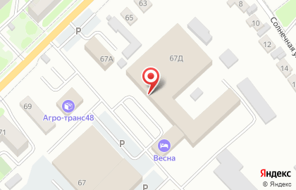 Магазин строительных товаров в Липецке на карте