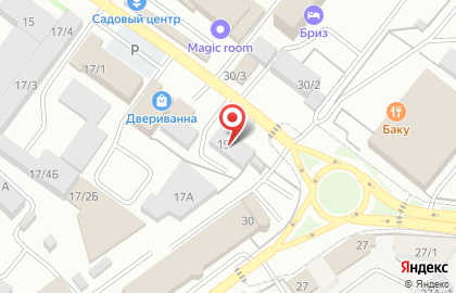 Продуктовый магазин в Оренбурге на карте