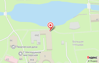 Зимний каток в Петроградском районе на карте