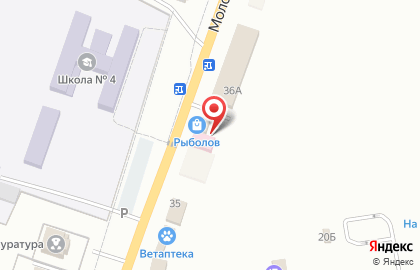 Служба экспресс-доставки Cdek на Молодёжной улице на карте