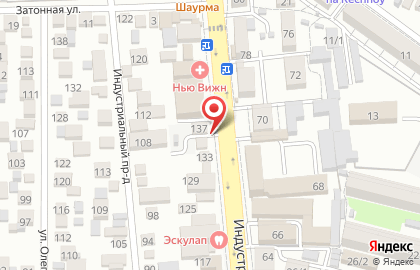 Блинная Вкуснолюбов на Индустриальной на карте