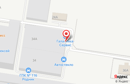 Шиномонтажная мастерская в Автозаводском районе на карте