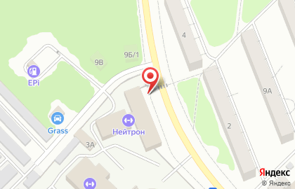 Кафе Ситора на улице Курчатова на карте