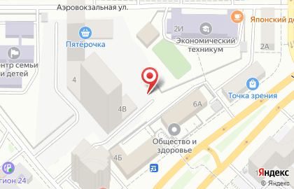 Бизнес-центр Акцент на улице Партизана Железняка на карте