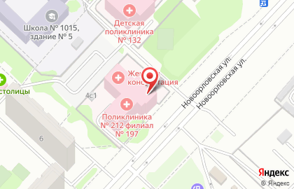 Главное бюро медико-социальной экспертизы по г. Москве (ул Новоорловская) на карте