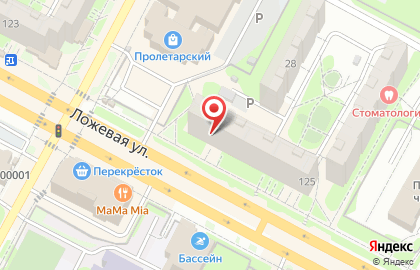 Торгово-производственная компания Гранитный двор в Пролетарском районе на карте