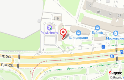 Автомойка Блеск-Авто на Московском проспекте на карте