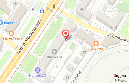 Общеобразовательный лицей Региональный довузовский комплекс на проспекте Чайковского на карте