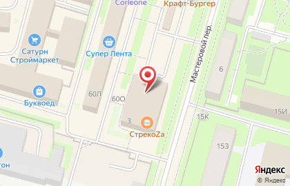 Зоомаркет Матроскин в Петродворцовом районе на карте