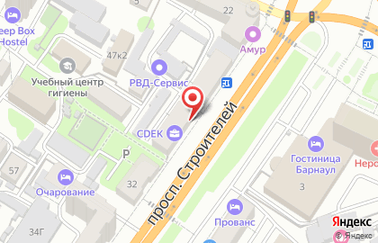 Служба экспресс-доставки Сдэк в Железнодорожном районе на карте