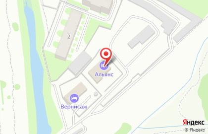 Гостевой дом Альянс в Великом Новгороде на карте