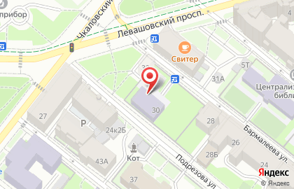 Детский сад №62 с приоритетным осуществлением деятельности по художественно-эстетическому развитию детей на карте