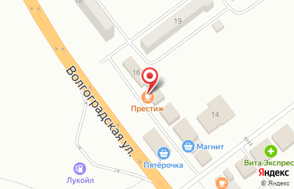 Столовая Престиж на Волгоградской улице на карте