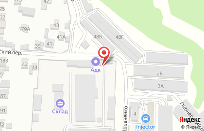 АДК в Барнауле на карте