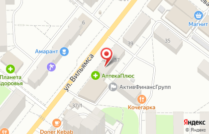 Салон оптики Точка зрения в Орджоникидзевском районе на карте