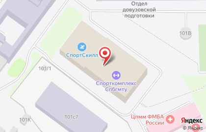 Школа плавания in Swim на проспекте Непокорённых на карте