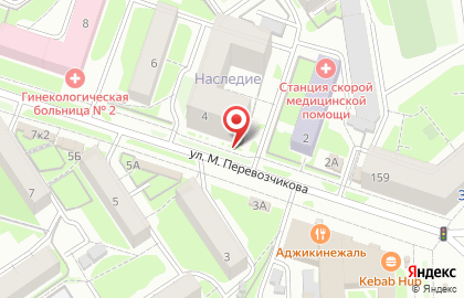 Киоск по продаже кондитерских изделий на улице Михаила Перевозчикова на карте