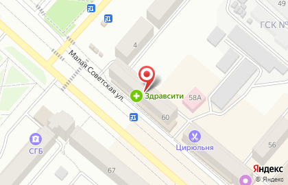 Салон связи Связной на Советской улице на карте