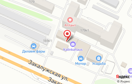 Ремонтно-строительная компания Ника на Закалужской улице на карте