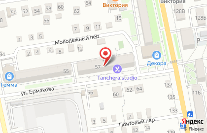 Салон дверей Штыковские двери на улице Ермакова на карте
