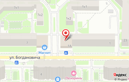 Мувинговая компания Грузис НН на улице Богдановича на карте