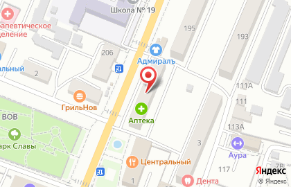Супермаркет Аникс на Комсомольской на карте