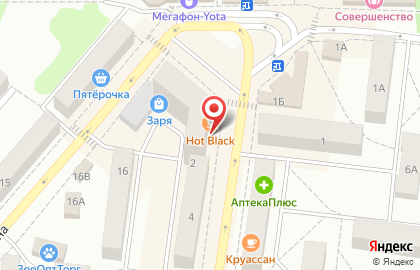 Экспресс-кофейня Coffee hot Black на улице Калинина в Королёве на карте