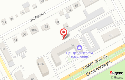 Линия офиса на Советской улице на карте
