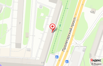 МегаФон, Московская область на Пролетарском проспекте на карте