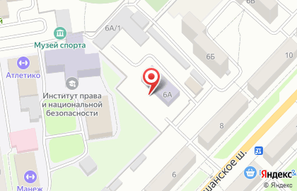 Гаражный кооператив Облсовпроф на карте