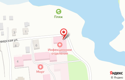Кирилловская центральная районная больница в Кириллове на карте